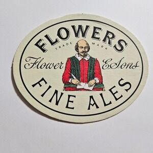 Flowers Fine Ales Beer Coaster Barware‎ Pub Home Bar Decoration
